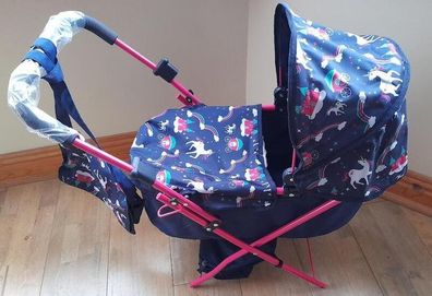 New in box - Unicorn pram and bag