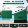 XXL Outdoor Storage Box Waterproof Garden Storage Container Tarpaulin Cushion Box Image 3