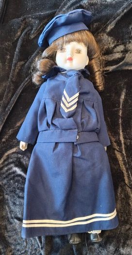 vintage porcelain doll