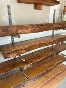 Live Edge Rustic Chestnut Mantels