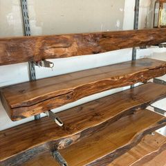 Live Edge Rustic Chestnut Mantels
