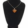Natural Baltic Amber Heart 925 Silver Necklace Image 10