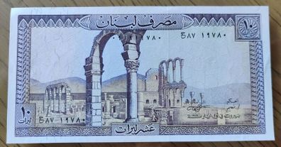 Liban / Lebanon 10 Livres 1986 Banque du Liban