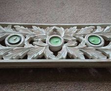 Indian Wood Teacandle holder