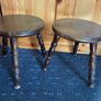 Mahogany Milking Stools x 2 Image 2