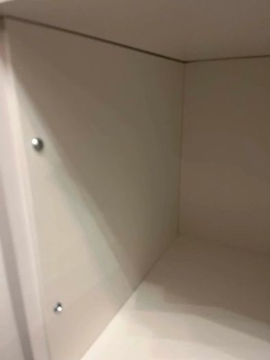 White IKEA Kallax Insert with Door & Knob