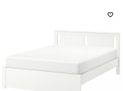 Double bed with mattress included