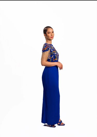 Lollies Embellished Midi Dress