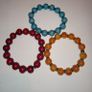 Turquoise Handmade Blue Elastic Bracelet Gemstone from Nepal Image 5