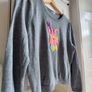Grey Knit Jumper / Long Sleeve Top SIZE M Image 8