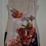 Oasis Lace Back Floral Placement Print Dress S16 Image 4