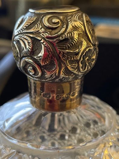 c19th Victorian perfume scent bottles PAIR