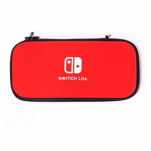 Nintendo Switch Lite Console EVA Hard Protective Case Zip Cover Carry Bag Pouch Red