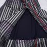 Marks & Spencer Navy Red White Asymmetric Hem Plaid Stripe Midi Skirt 14UK/42EU Image 5