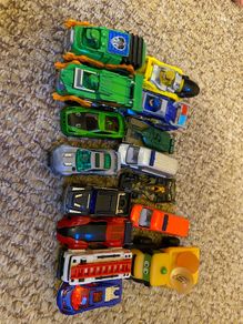 Paw patrol and hot wheel cars