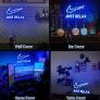 Just Relax Neon Sign,Neon Sign Powered by USB with Switch, Blue Led  16.1 inch x 8.2 inch Image 4