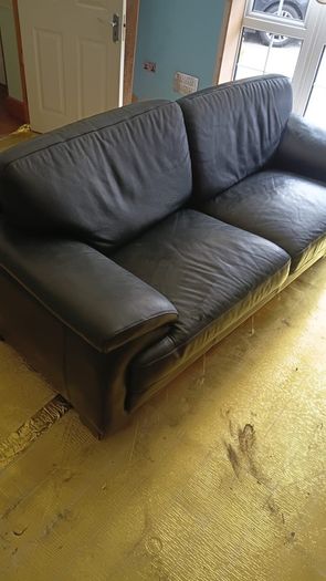 leather sofa