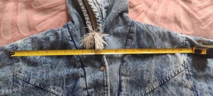 Rare True Vintage 80s/90s Acid Wash Denim Coat. Made in Britain. Sherpa fleece lined.