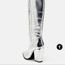 Zara Leather Boots Image 2