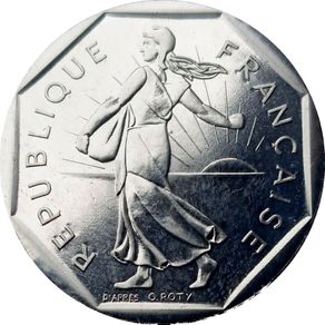 2 Francs, France, 1979