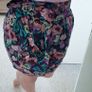Purple Floral Mini Skirt - Size 8 Image 9