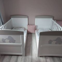 Toddler bed with mattress