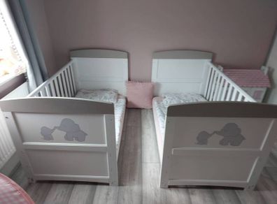Toddler bed with mattress