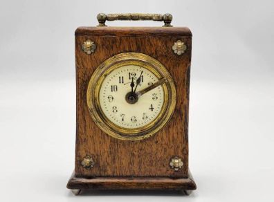 Antique 1800s Table Clock for Restoration project Alarm Wecker works