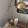 brass reading lamp Image 2