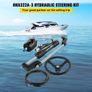 Hydraulic Outboard Steering Kit 300HP, Hydraulic Steering Kit Helm Pump,Hydraulic Boat Steering Kit with 22 Feet Hydraulic Image 3