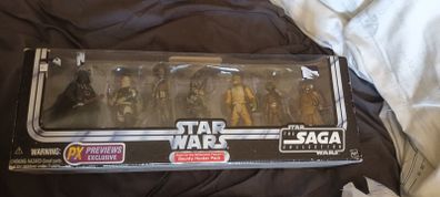 Star Wars The Saga Collection PX Exclusive Hunt For Millennium Falcon Bounty Hunter Pack