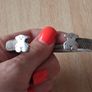 Tous silver mesh bangle bracelet with teddy bears Image 4