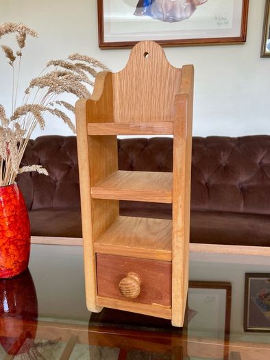 Rustic Decor Wooden Wall Hanging Counter Display Shelf 3 Tier or 4