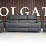 New 3+2 or 3+1+1 Holgate Leather Recliner Suite Image 3