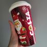 Costa coffee Christmas ceramic mug limited edition NEW retro style reusable mug Image 4