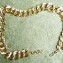 Stunning Vintage Monet Chunky Textured Double Curb Chain Link Necklace -  Boxed Image 10