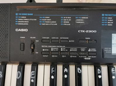 Casio CTK-2300, keyboard musical