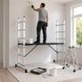 Mobile Aluminium Work Platform & Multifunction Scaffold Ladder Image 2