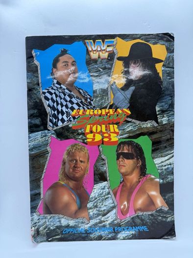 Wwe WWF European spring Tour 1993 Official souvenir Programme