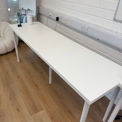 2 Ikea White Desk Tables