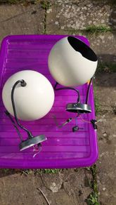 pair  MA eyeball wall / ceiling light fittings