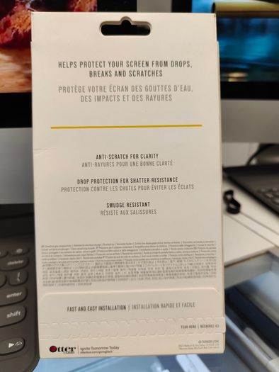 OtterBox TRUSTED GLASS IPHONE 12 PRO MAX Tempered Glass Screen Protector.