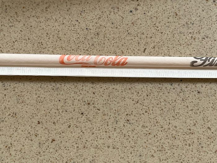 Coca Cola Straws pack of 100 from the 70's
