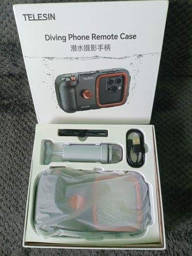 Telesin Underwater Waterproof Diving Snorkeling Phone Remote Case Universal