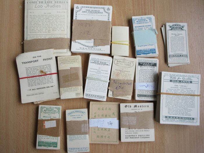 Bulk Lot of Vintage Cigarette Cards Collection of over 1,000 Priced to Sell