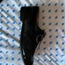 Chanel 100% calfskin leather brogues oxfords unisex wingtip size 4.5 Image 8