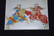 The British Library Series - The Military Roll of Arms - Postcard  , 1976