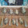 Vintage Nickel Plate Spoons Image 2