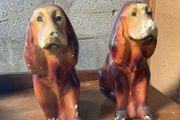 Pair of dog statues