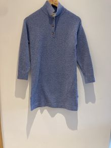 Zara light blue wool dress size 9-10